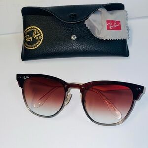 Ray-Ban 0RB3576 Clubmaster Pink Gradient Sunglasses